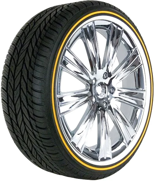 245/45R19 VOGUE CUSTOM BUILT RADIAL VIII 102V XL 0.87\ GOLD/WHITE 460-A-A 60K"